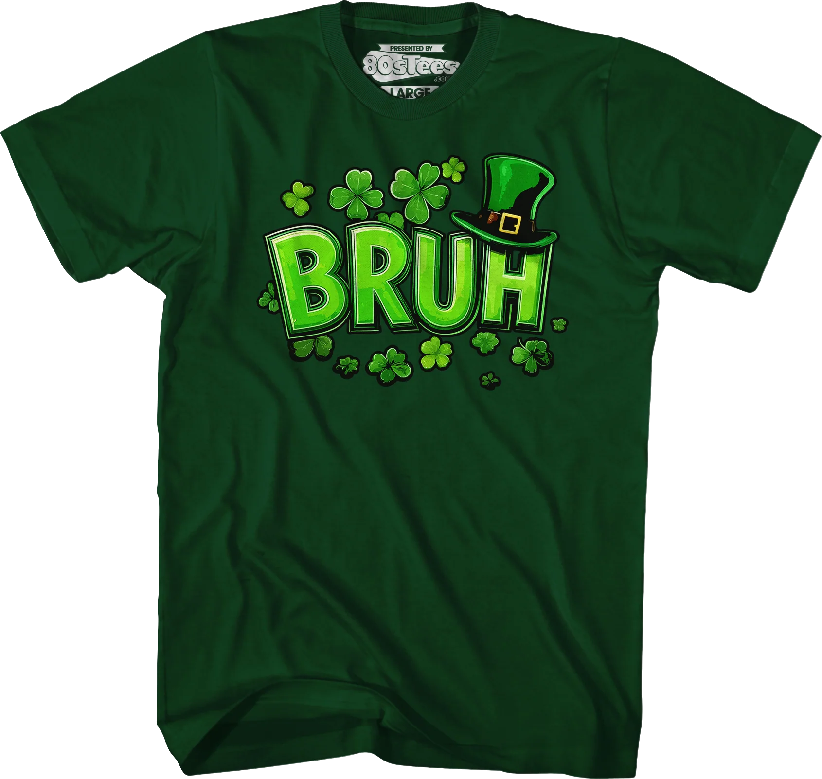 Irish Bruh St. Patrick's Day T-Shirt - Image 3