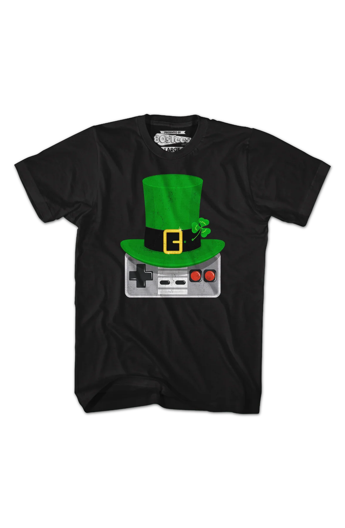 Irish Nintendo Controller St. Patrick's Day T-Shirt - Image 2