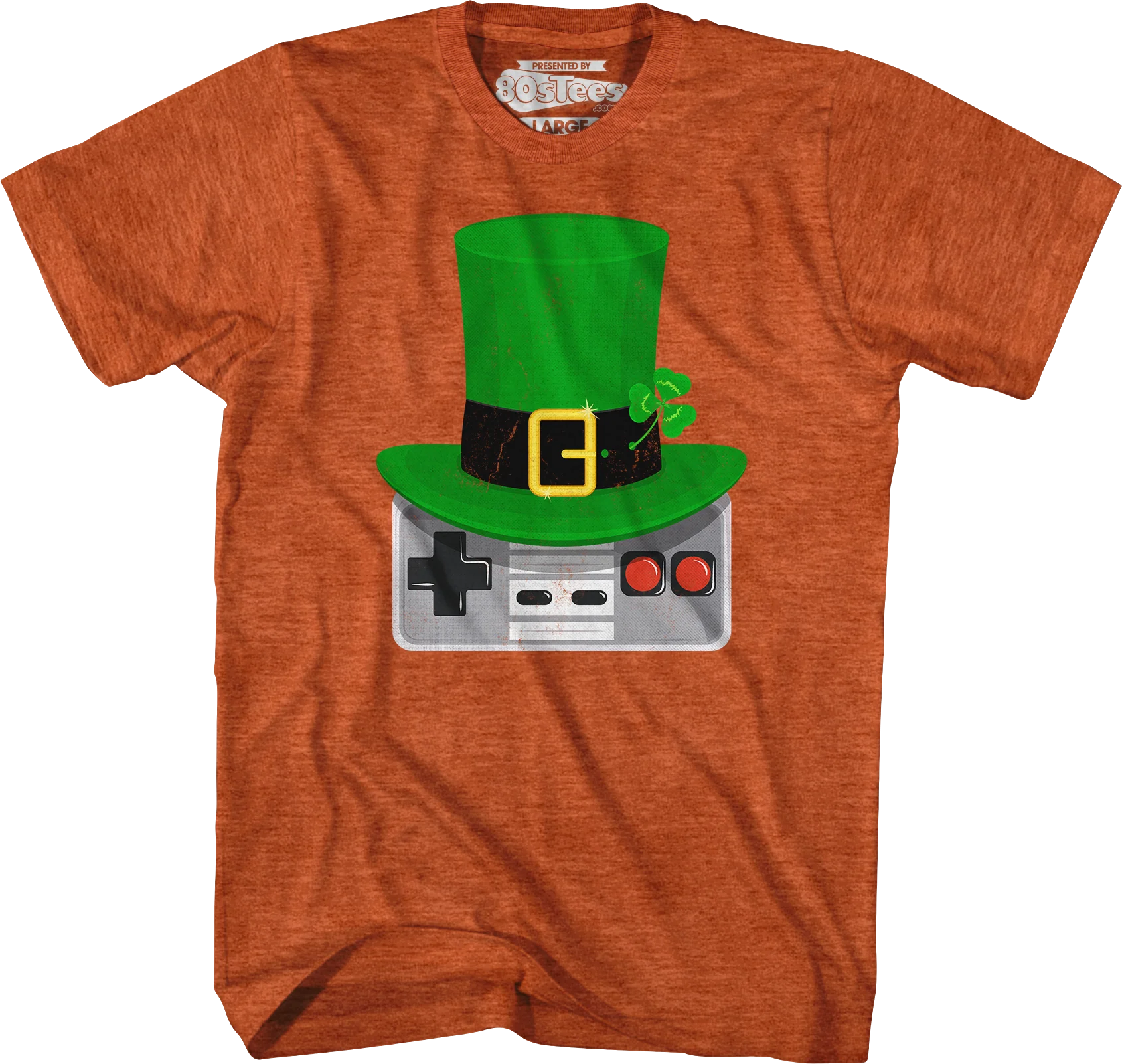 Irish Nintendo Controller St. Patrick's Day T-Shirt - Image 3
