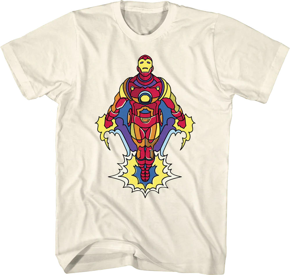 Iron Man Blast Off Marvel Comics T-Shirt