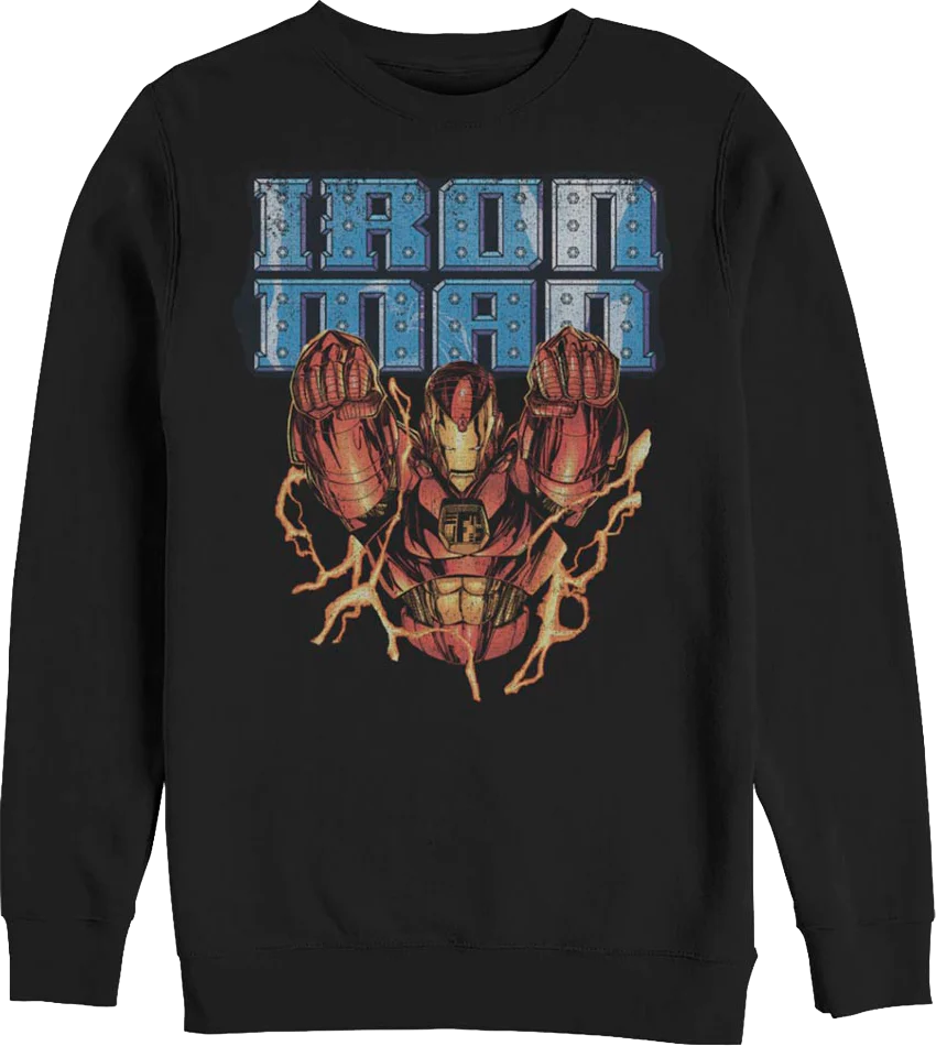 Iron Man Electric Flight Marvel Comics Sweatshirt