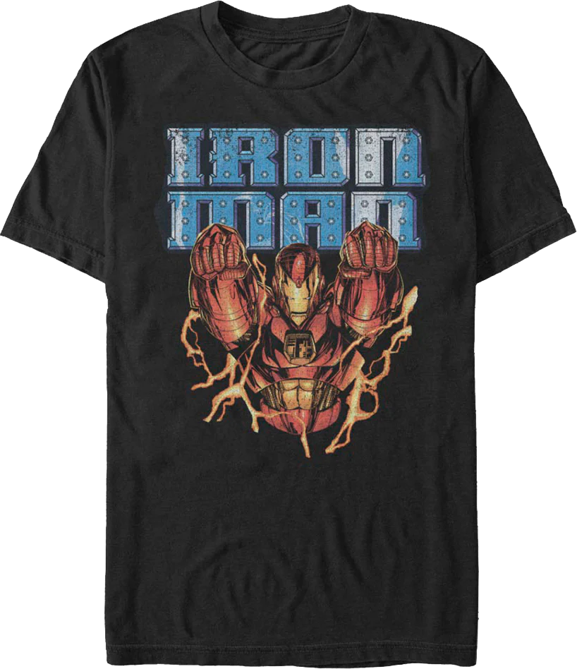 Iron Man Electric Flight Marvel Comics T-Shirt