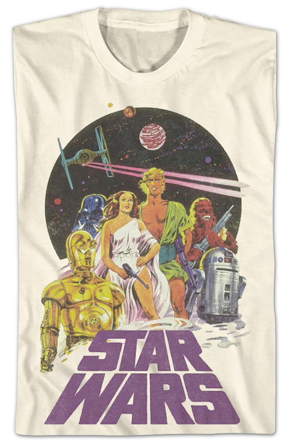 Italian Poster Star Wars T-Shirt - Image 2