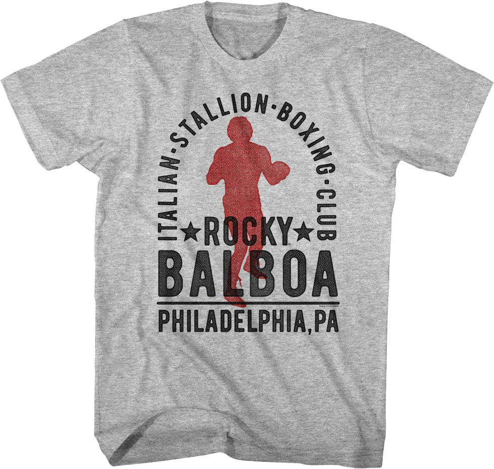 Italian Stallion Boxing Club Rocky T-Shirt