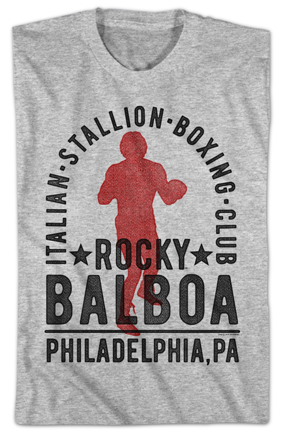 Italian Stallion Boxing Club Rocky T-Shirt - Image 2