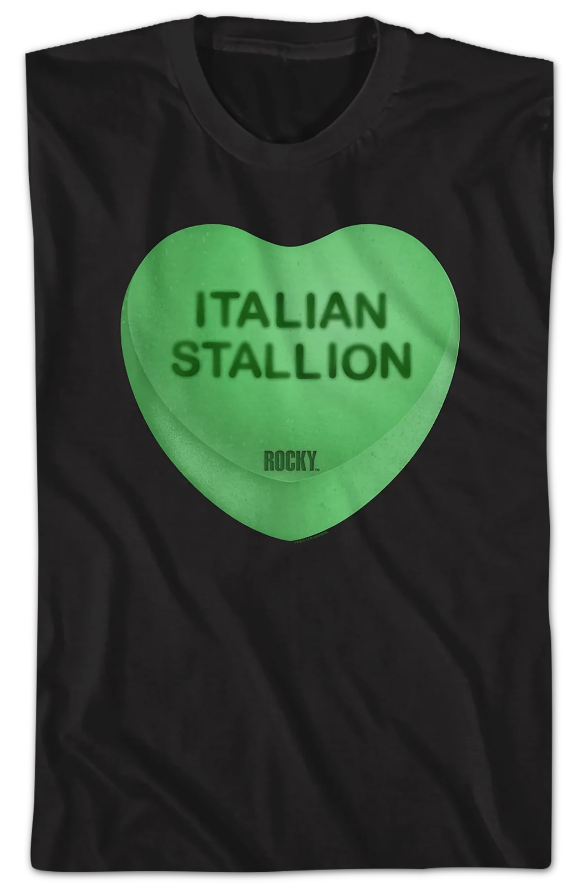 Italian Stallion Candy Heart Rocky T-Shirt - Image 2