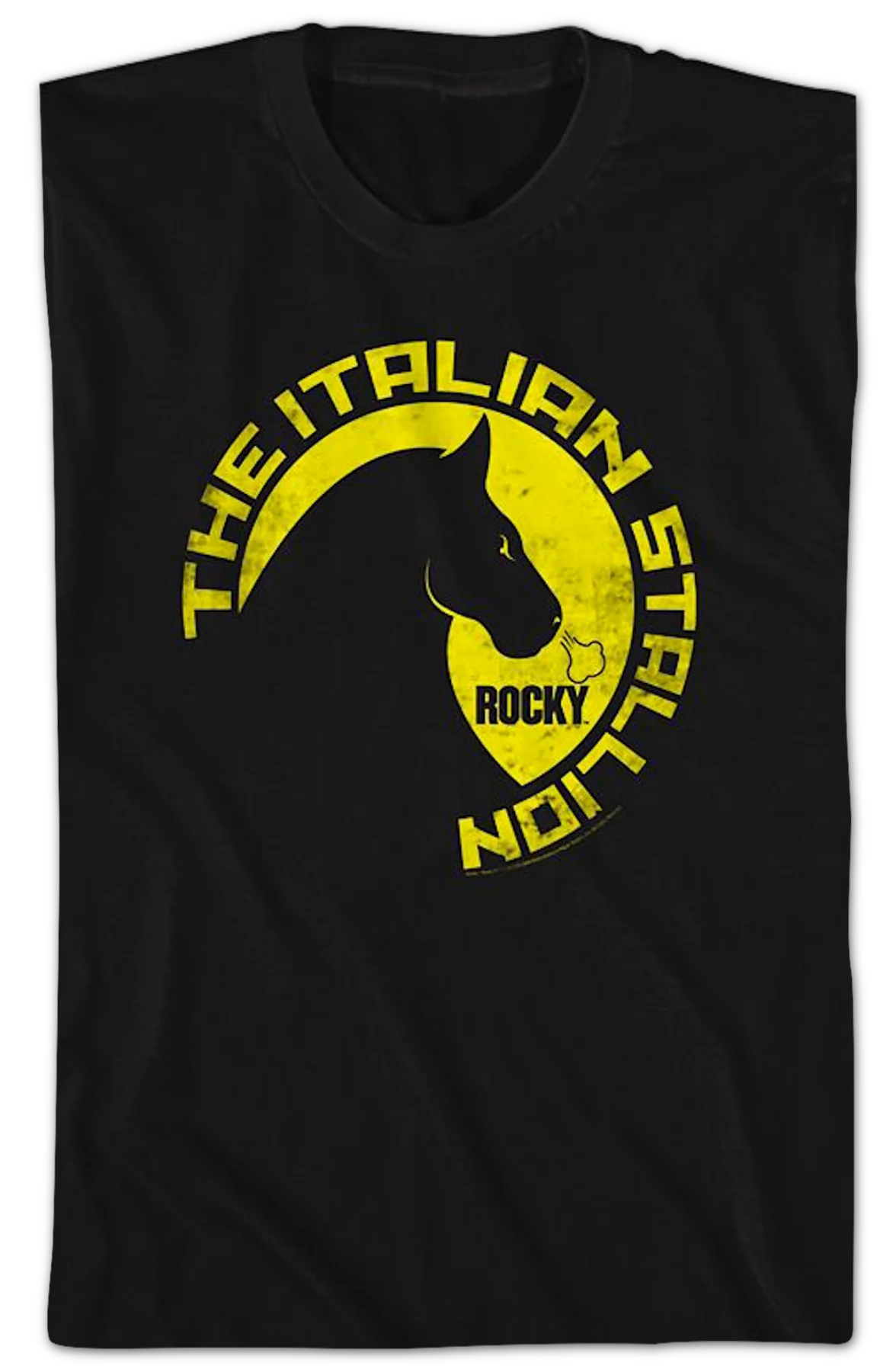 Italian Stallion Circle Logo Rocky T-Shirt - Image 2