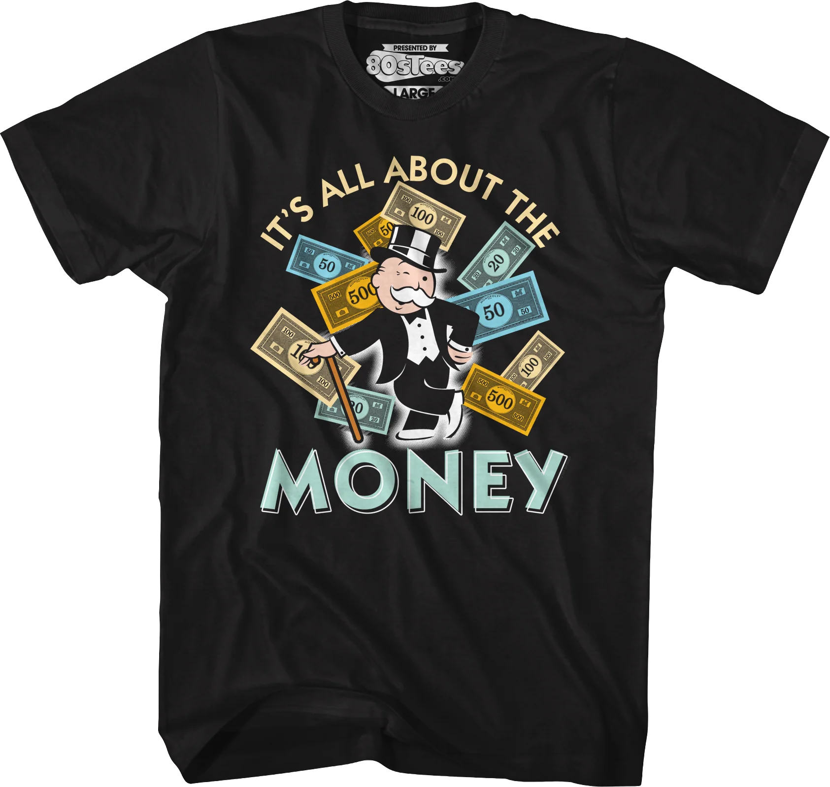 It's All About The Money Monopoly T-Shirt - Image 9