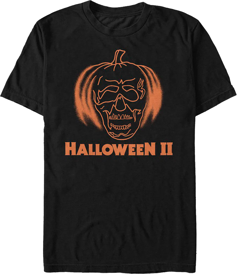 Jack-o'-Lantern Outline Halloween II T-Shirt