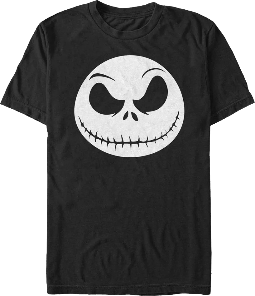Jack Skellington Head Shot Nightmare Before Christmas T-Shirt