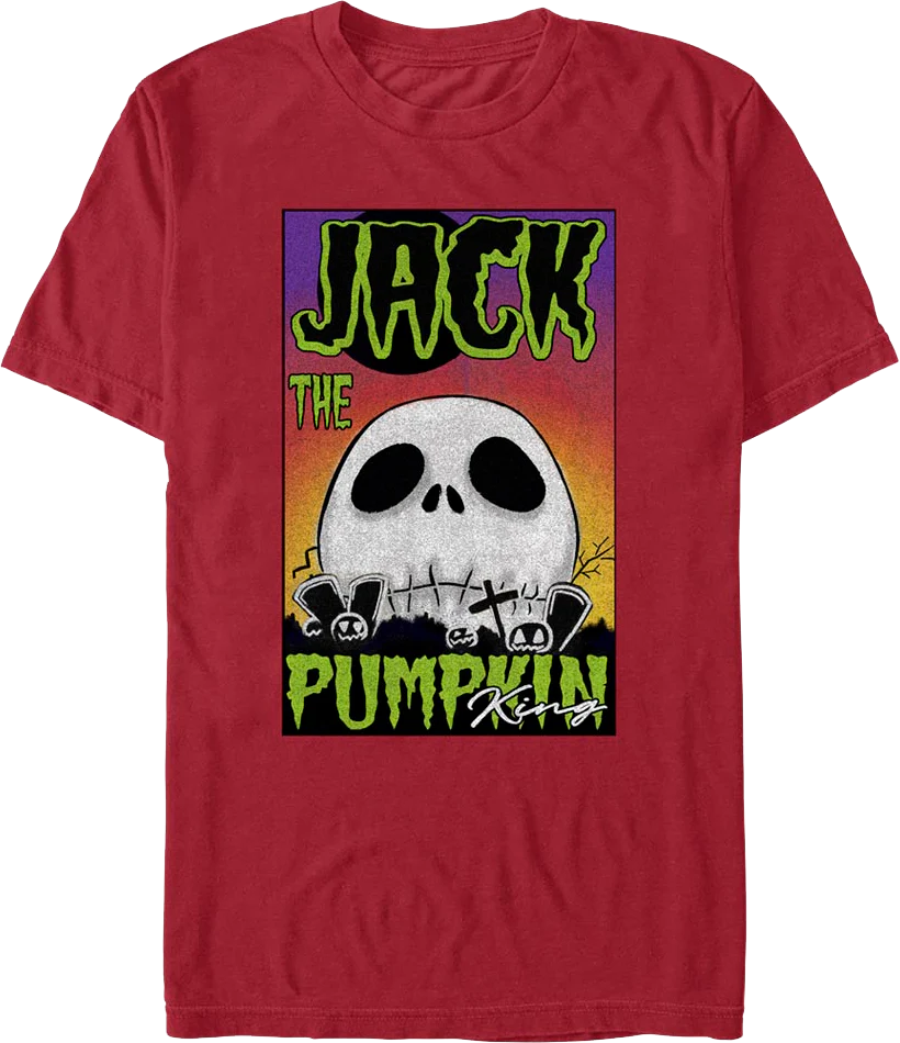 Jack The Pumpkin King Nightmare Before Christmas T-Shirt