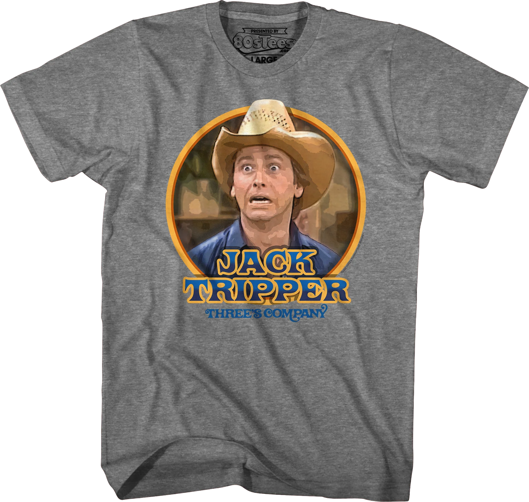 Jack Tripper Circle Three's Company T-Shirt - Image 3