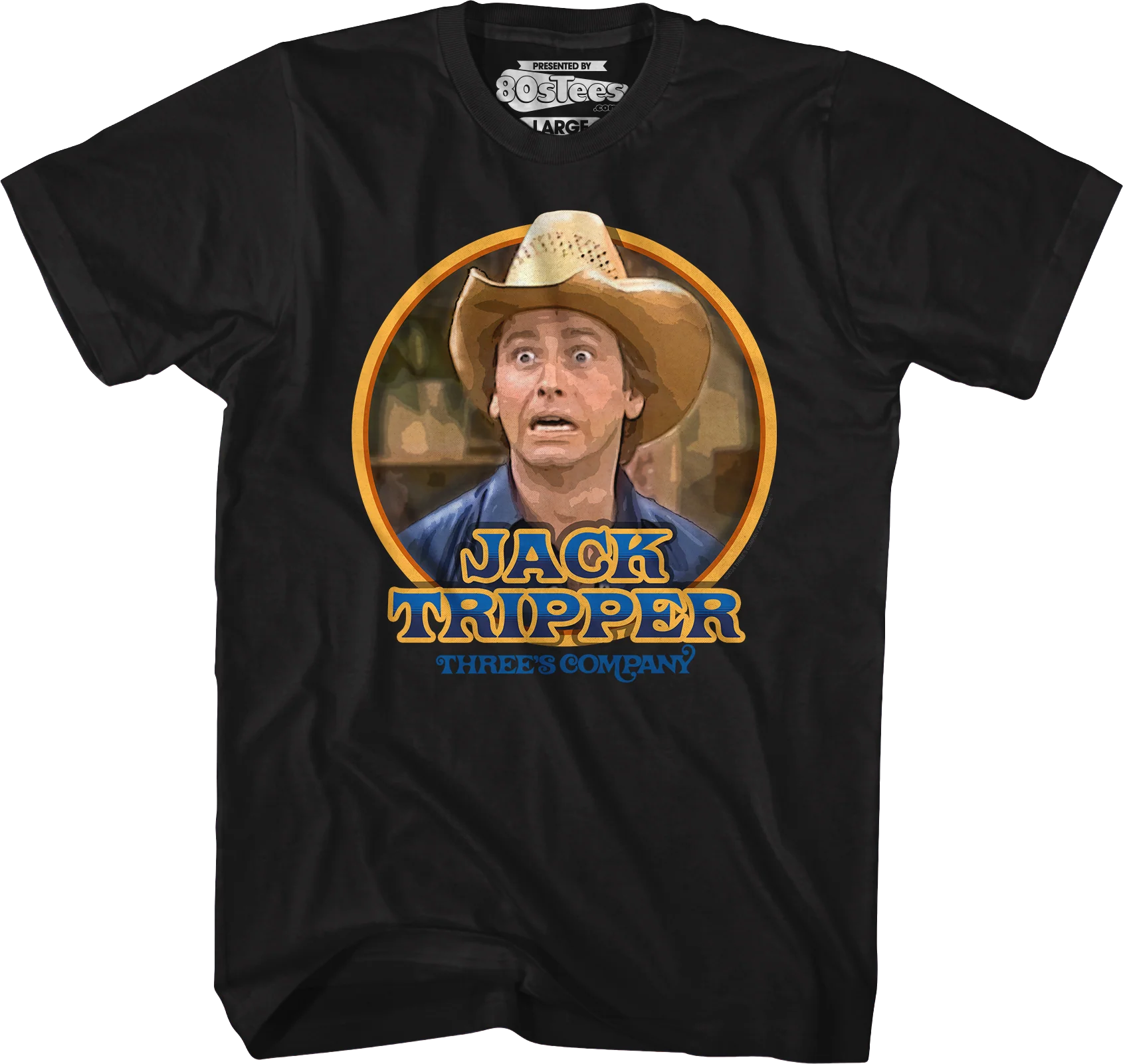 Jack Tripper Circle Three's Company T-Shirt - Image 5