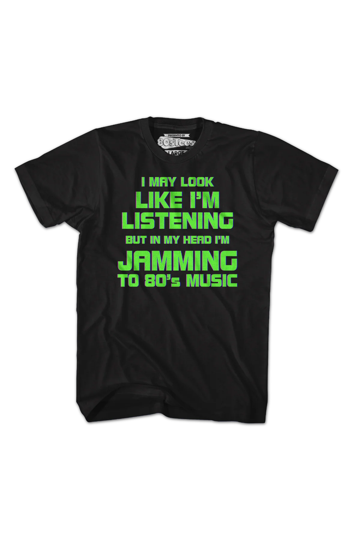 Jamming To 80's Music T-Shirt - Image 2