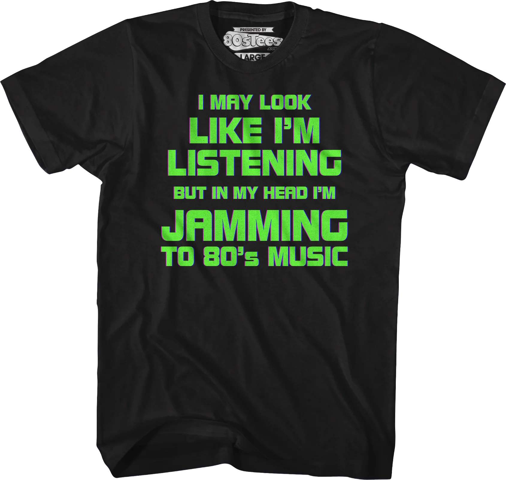 Jamming To 80's Music T-Shirt - Image 4