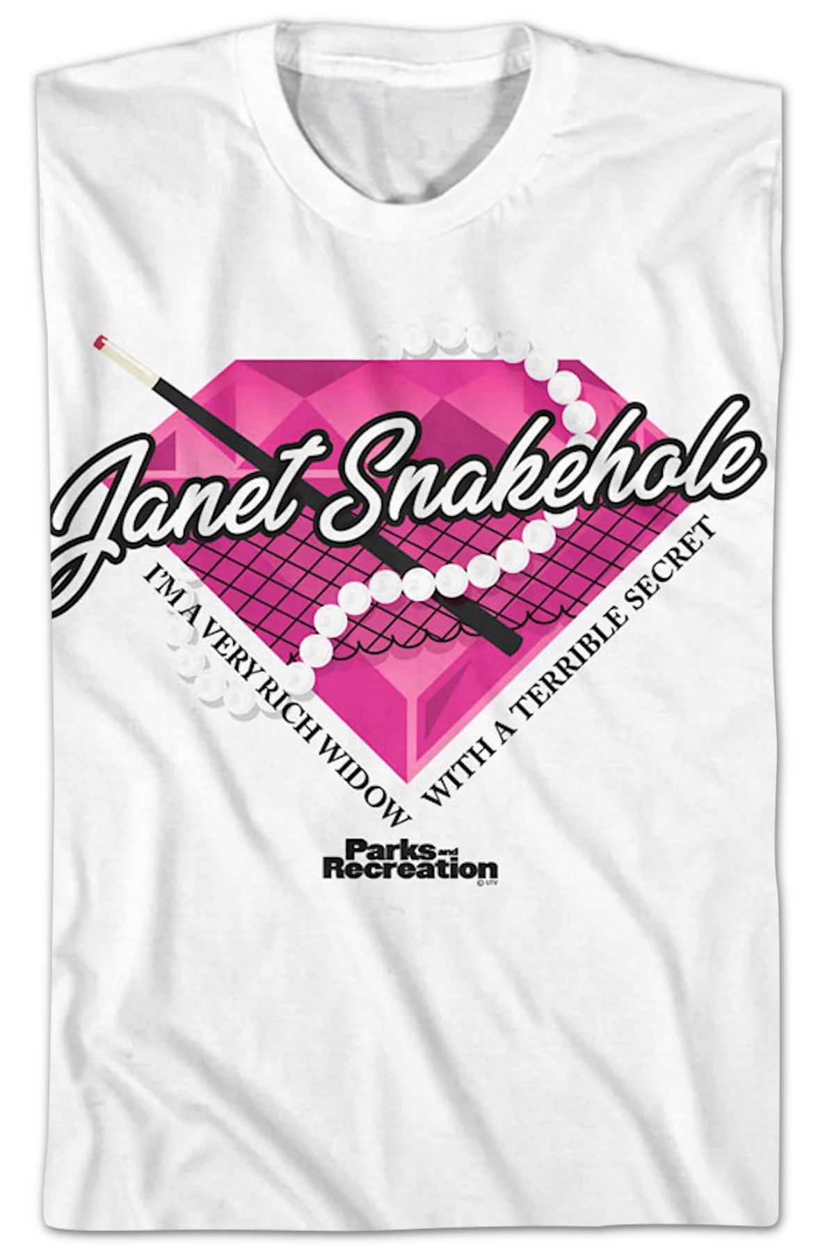 Janet Snakehole Parks And Recreation T-Shirt - Image 2