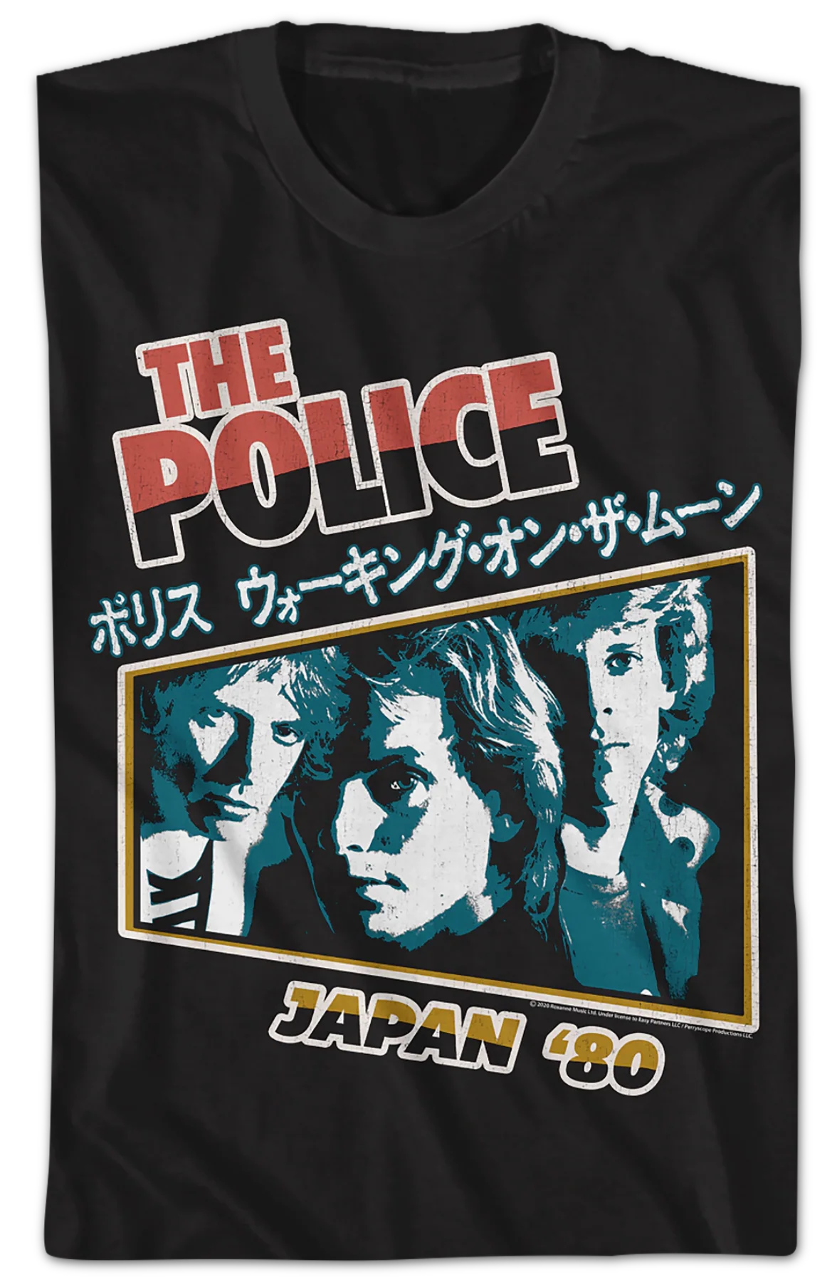 Japan '80 The Police T-Shirt - Image 2