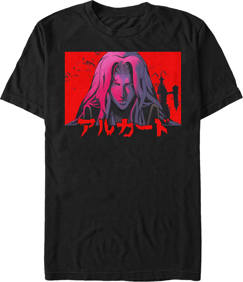 Japanese Alucard Photo Castlevania T-Shirt