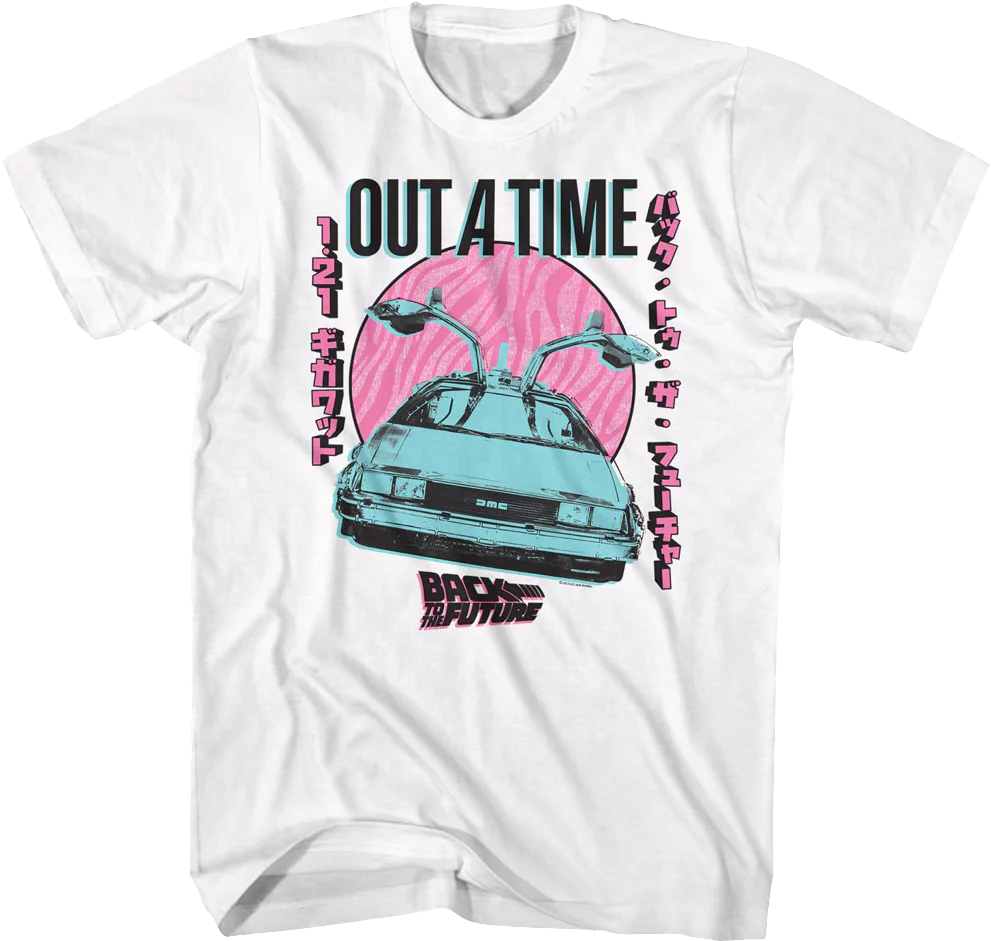 Japanese Pastel Poster Back To The Future T-Shirt