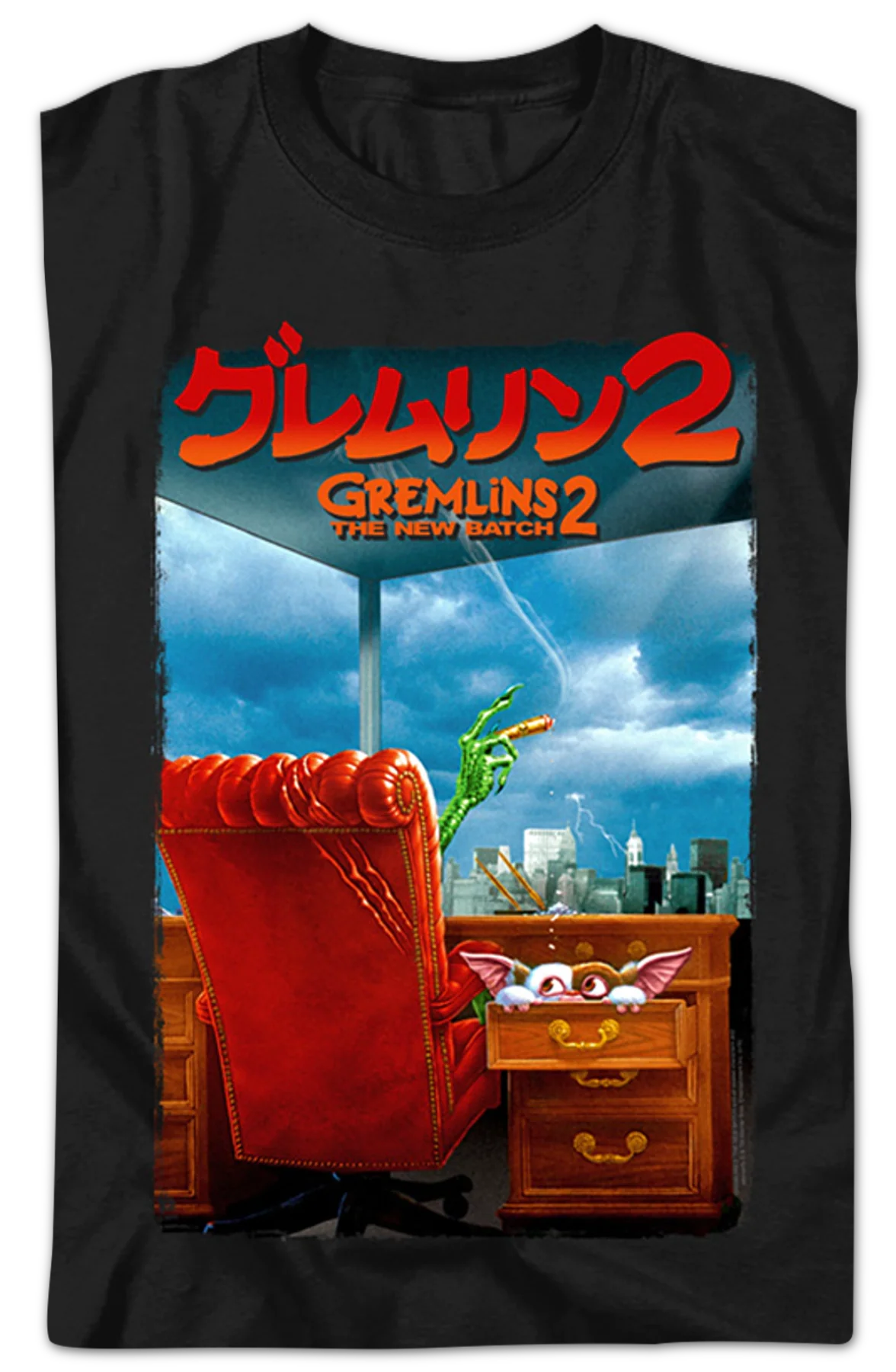 Japanese Poster Gremlins 2 The New Batch T-Shirt - Image 2