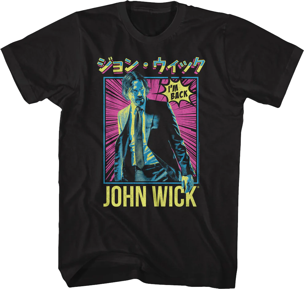 Japanese Poster John Wick T-Shirt