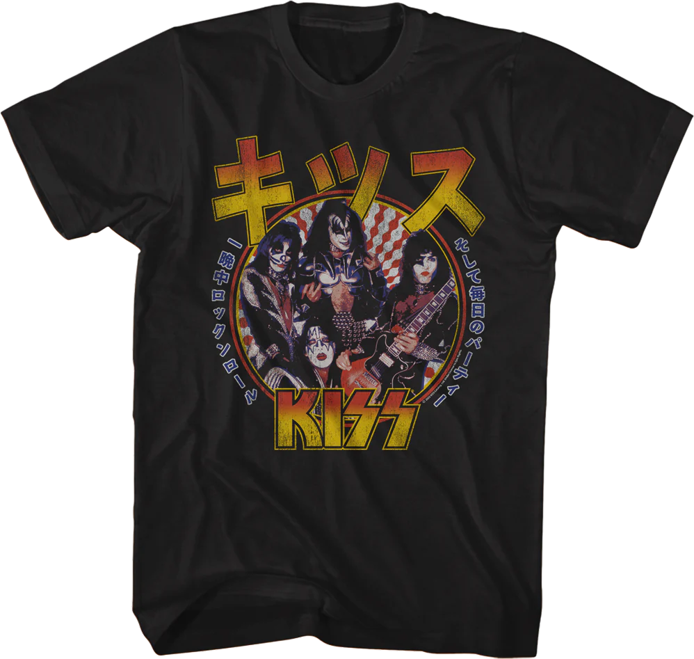 Japanese Poster KISS T-Shirt