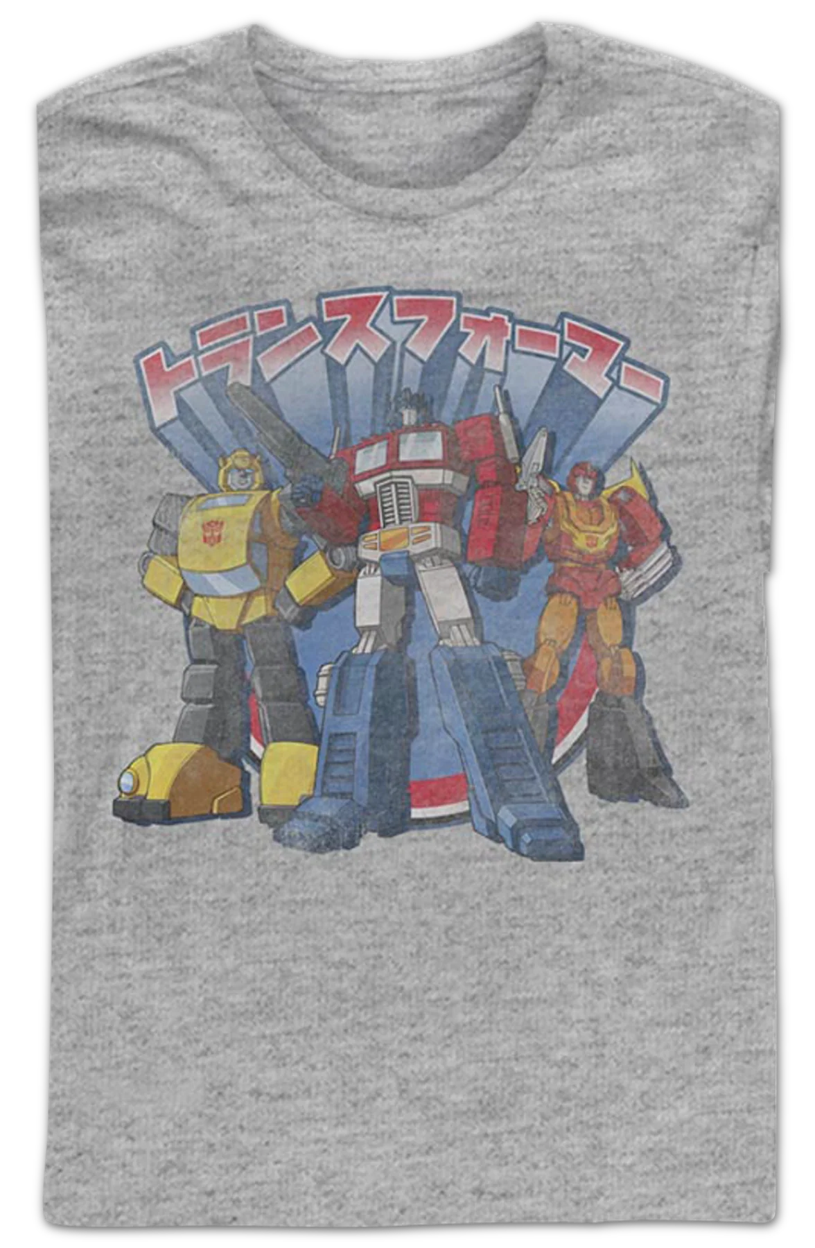 Japanese Text Autobots Transformers Long Sleeve Shirt - Image 2