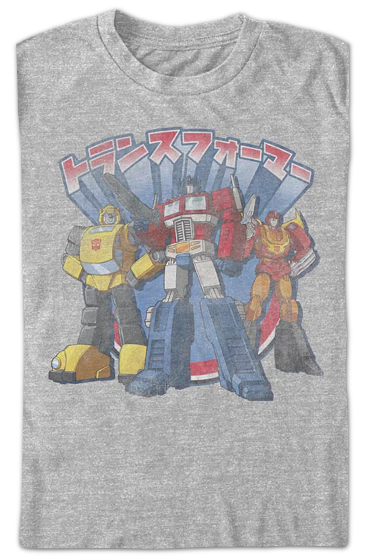 Japanese Text Autobots Transformers T-Shirt - Image 2