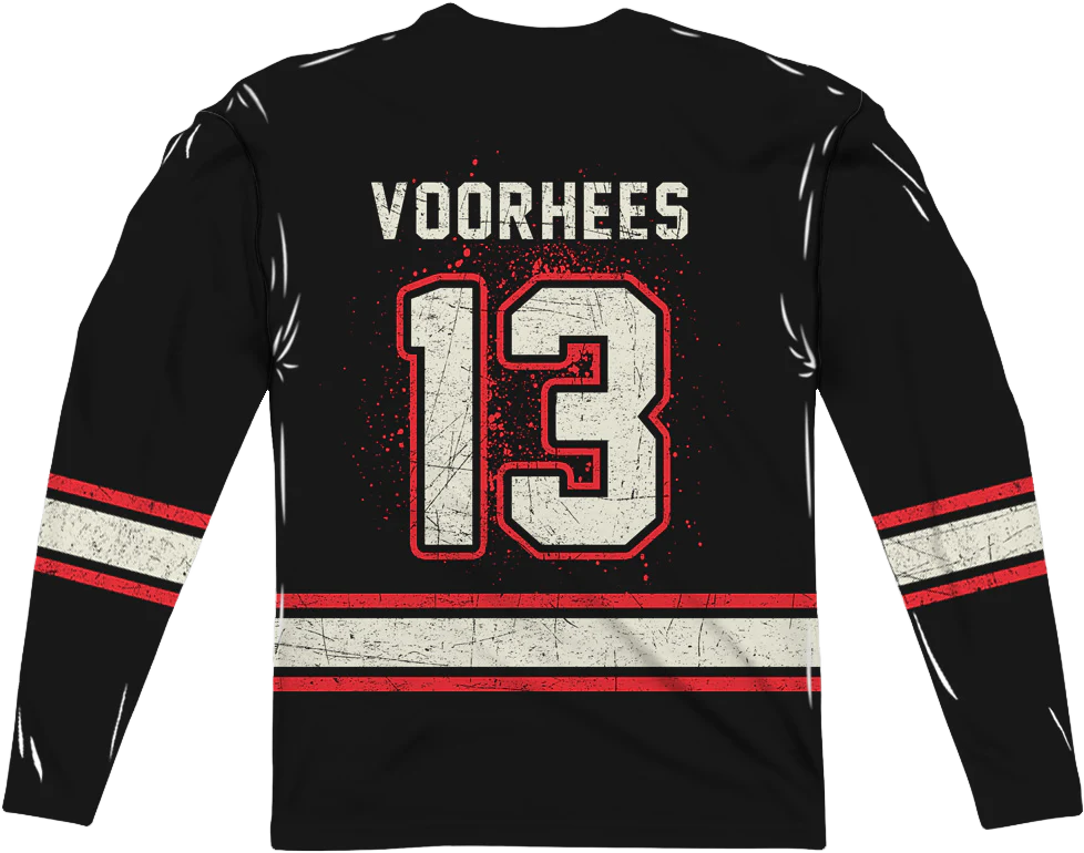 Jason Voorhees Sublimated Faux Friday the 13th Hockey Jersey - Image 3