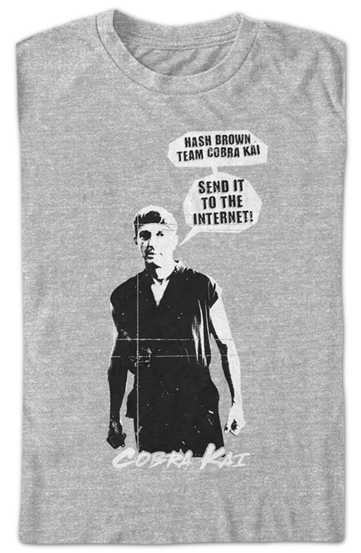 Johnny Lawrence Hash Brown Team Cobra Kai T-Shirt