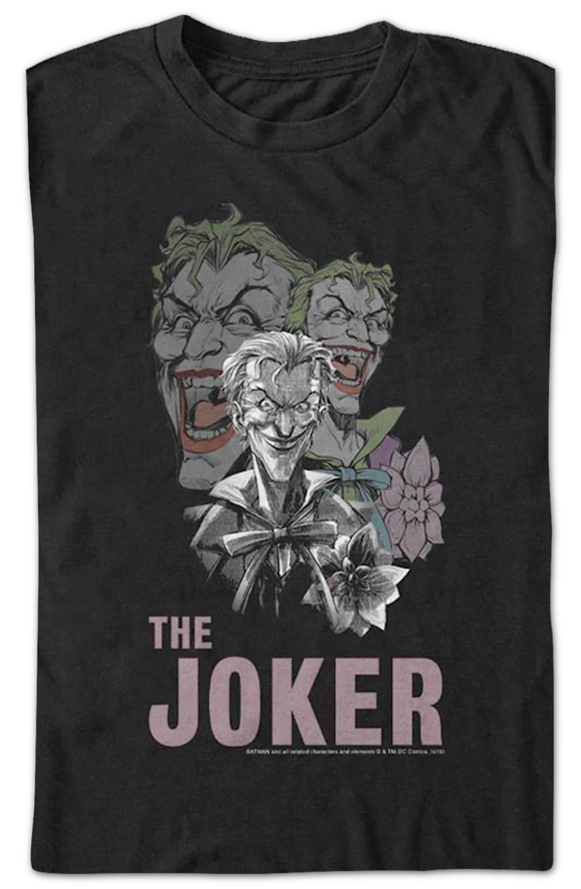 Joker Collage DC Comics T-Shirt - Image 2