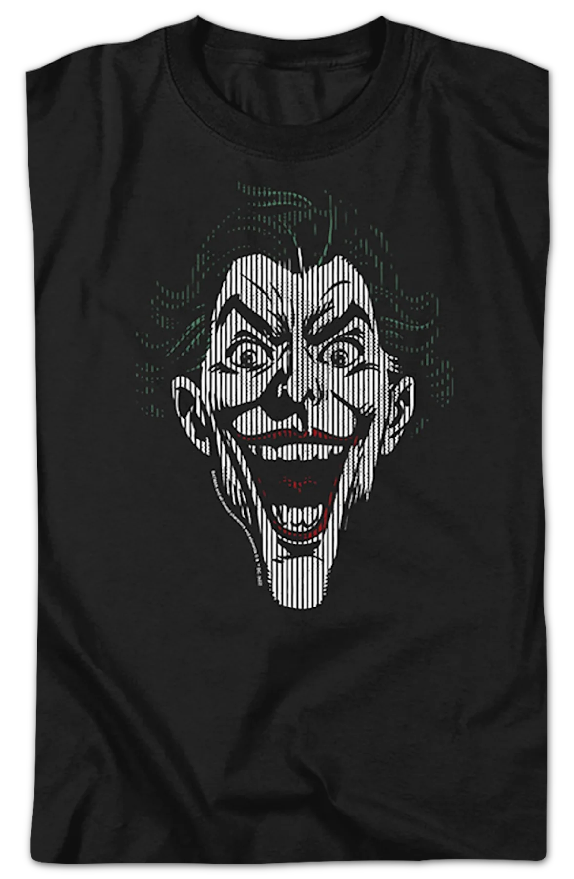 Joker Laugh Lines DC Comics T-Shirt - Image 2