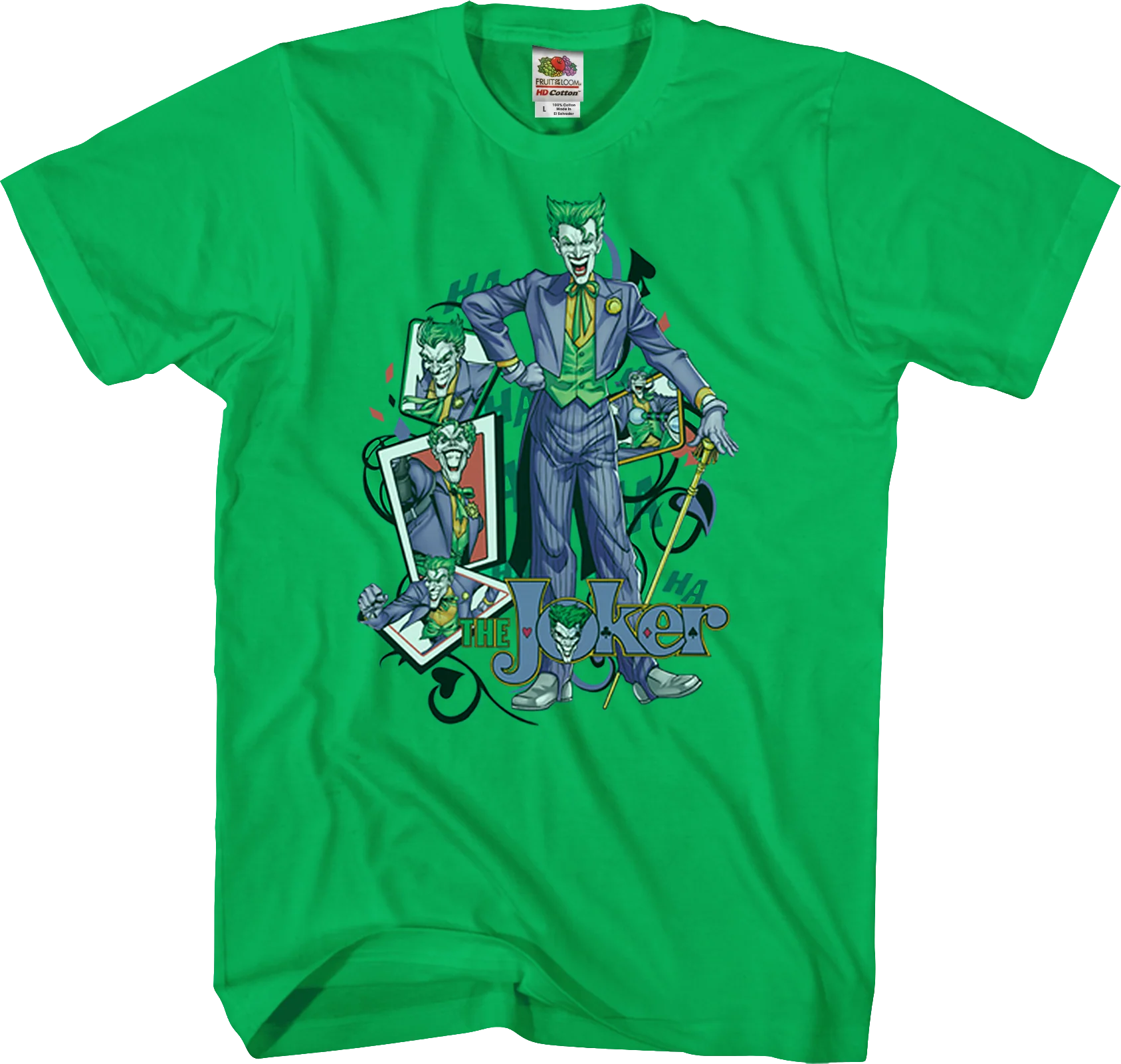 Joker Playing Cards DC Comics T-Shirt
