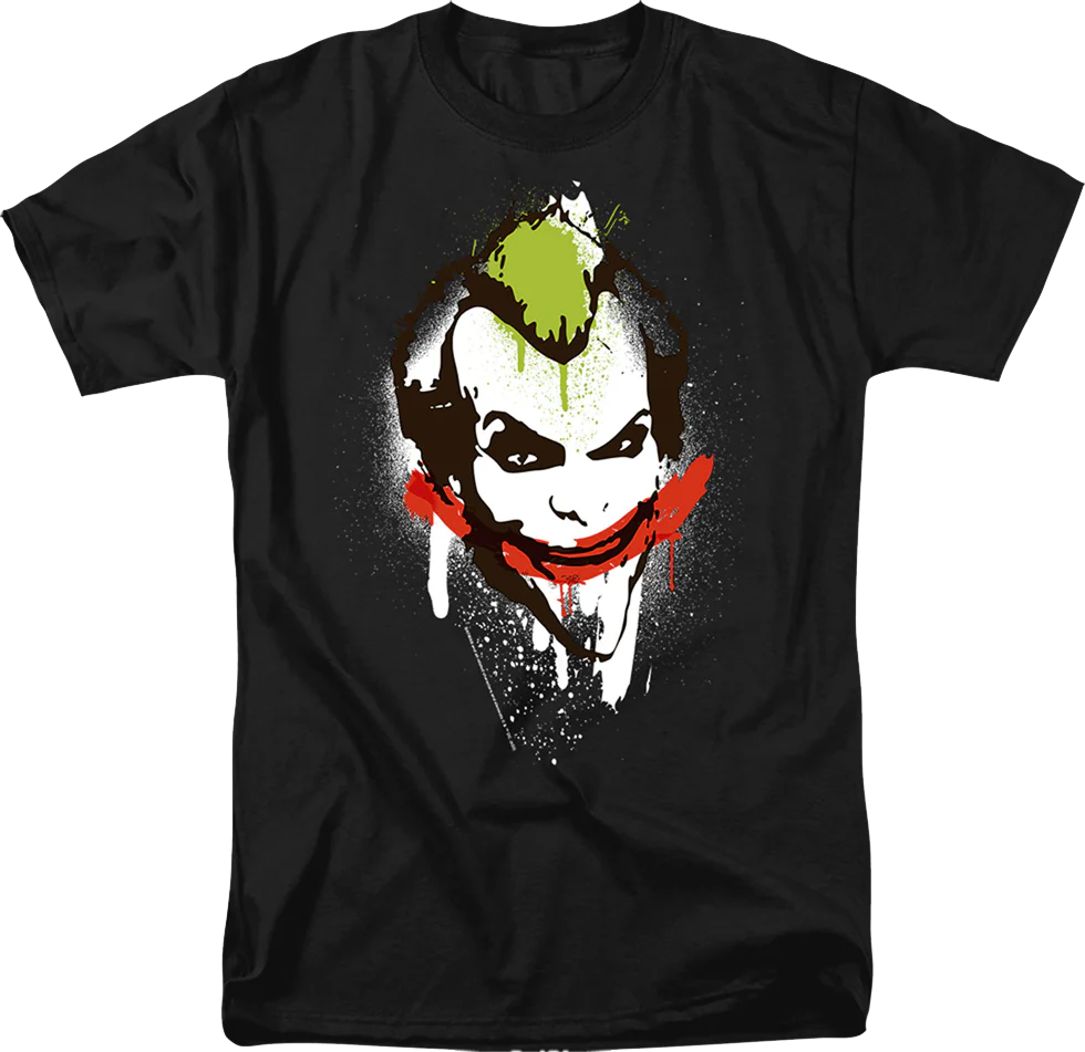 Joker Splattered Paint DC Comics T-Shirt