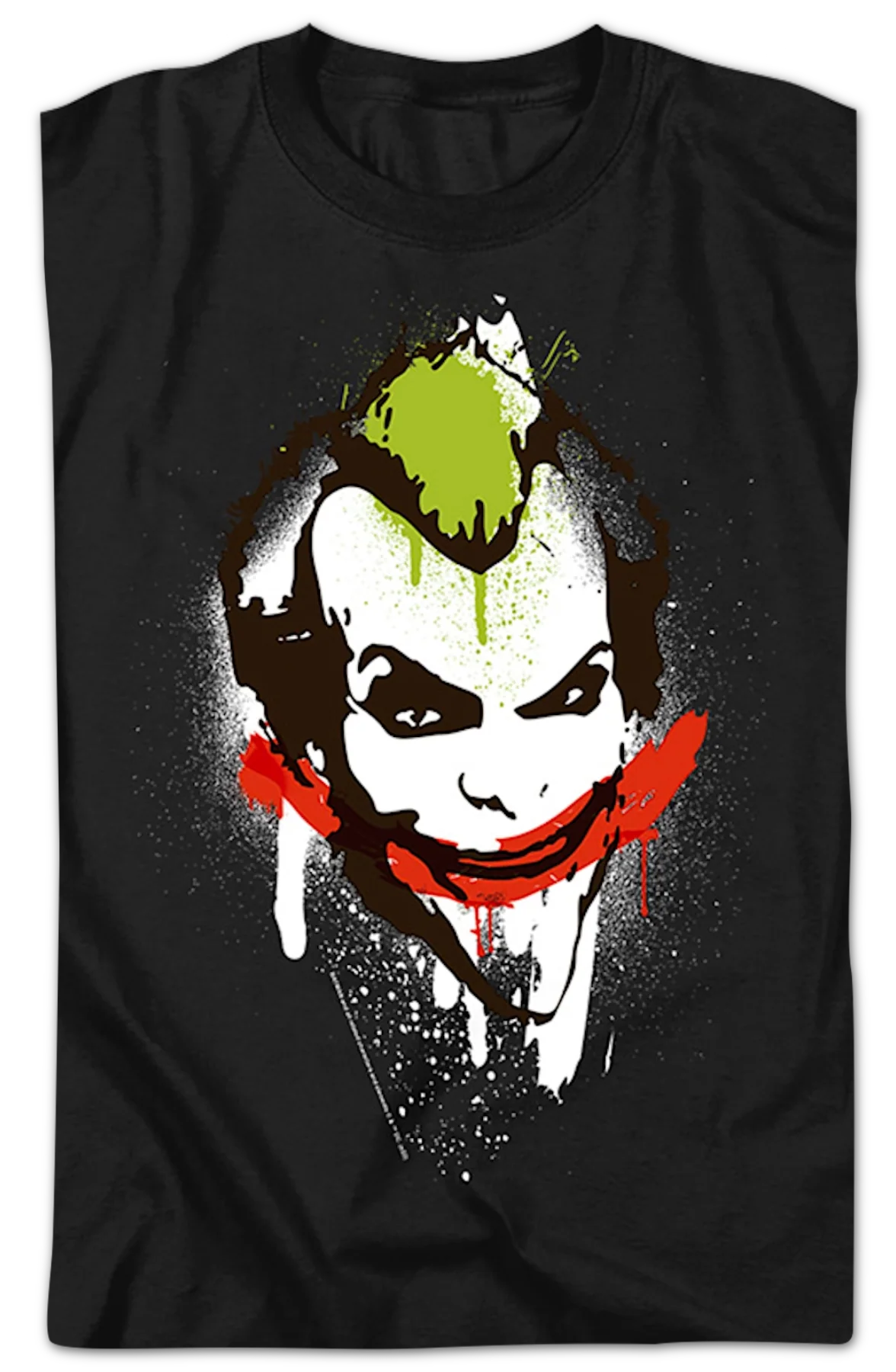 Joker Splattered Paint DC Comics T-Shirt - Image 2