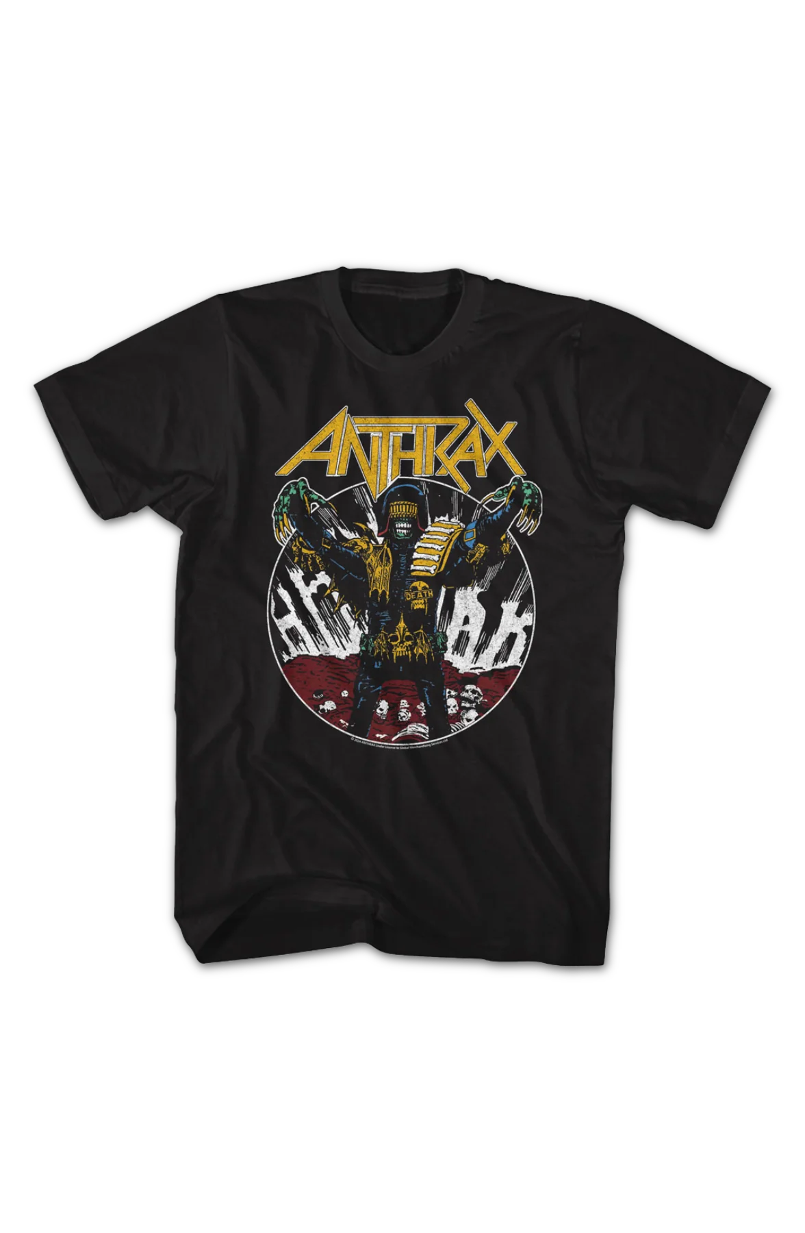 Judge Dredd Zombie Anthrax T-Shirt - Image 2