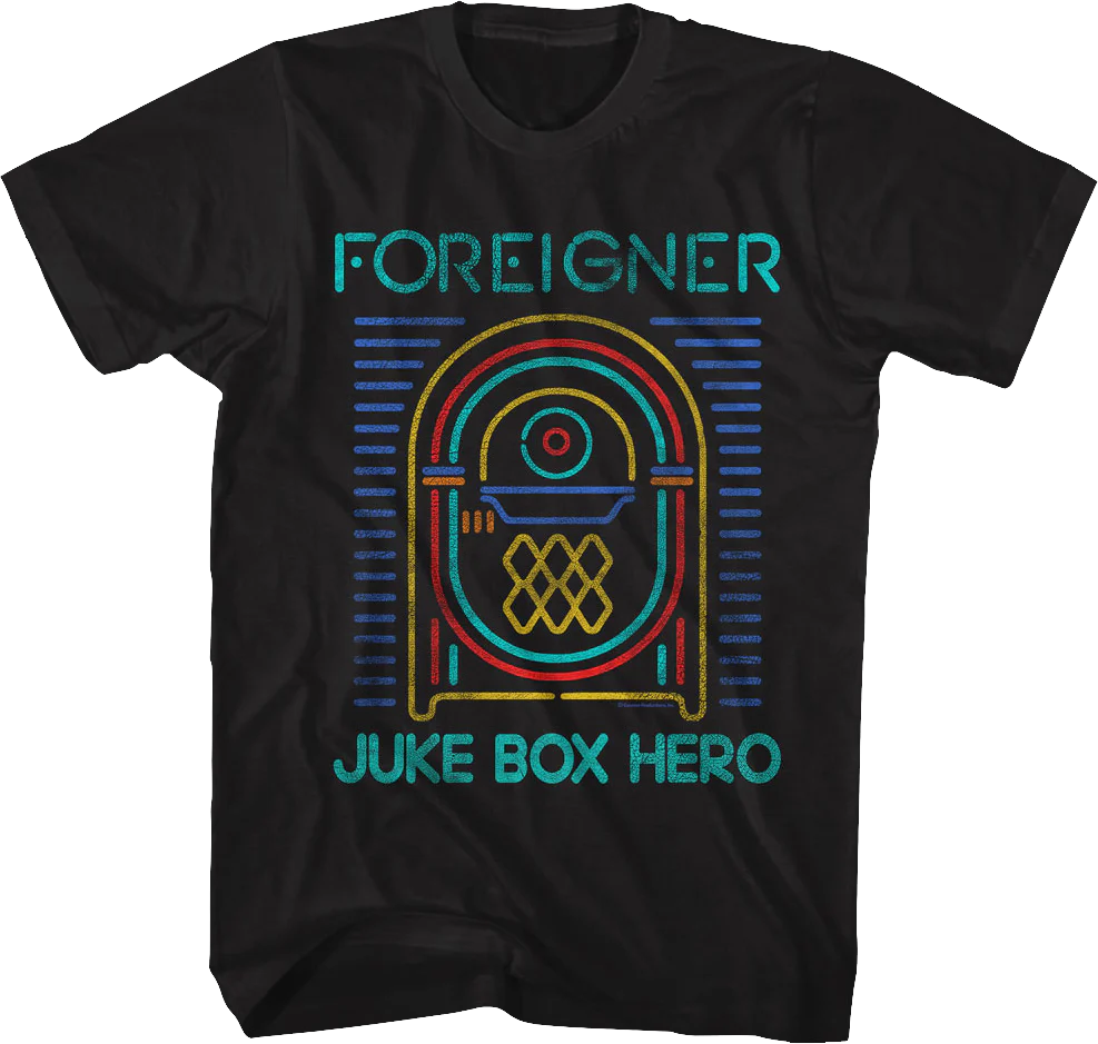 Juke Box Hero Foreigner T-Shirt