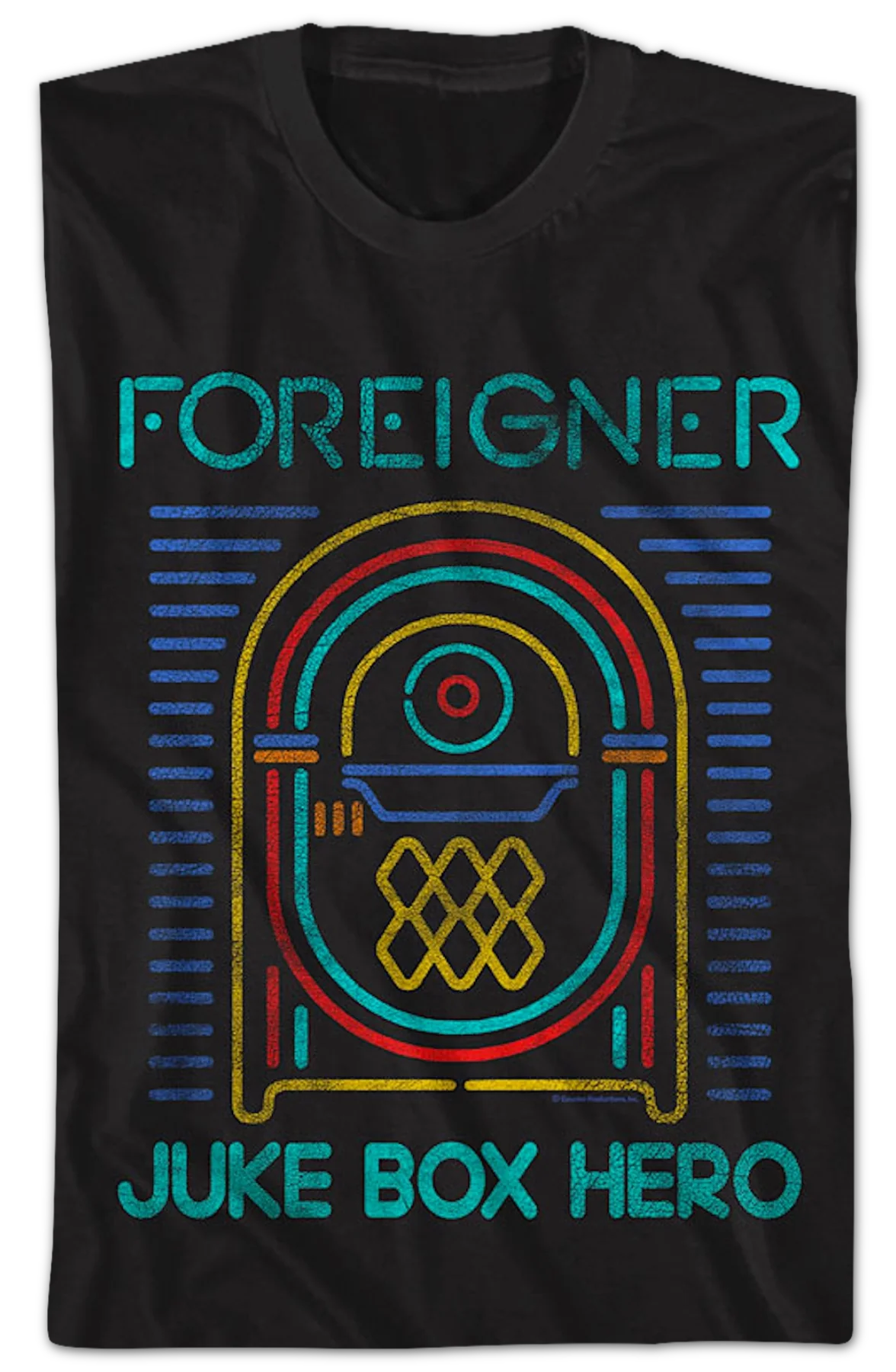 Juke Box Hero Foreigner T-Shirt - Image 2