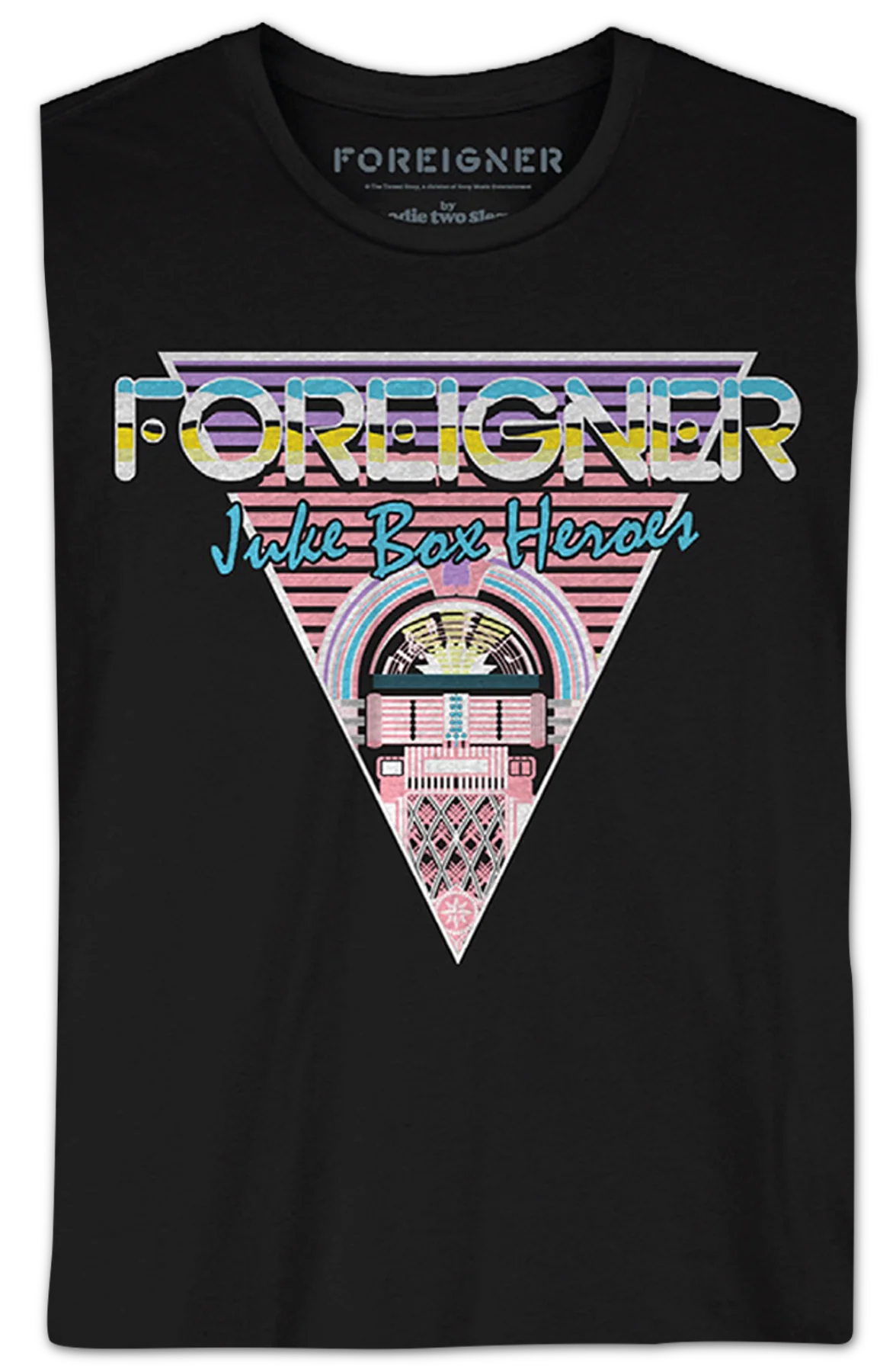 Juke Box Heroes Foreigner T-Shirt - Image 2