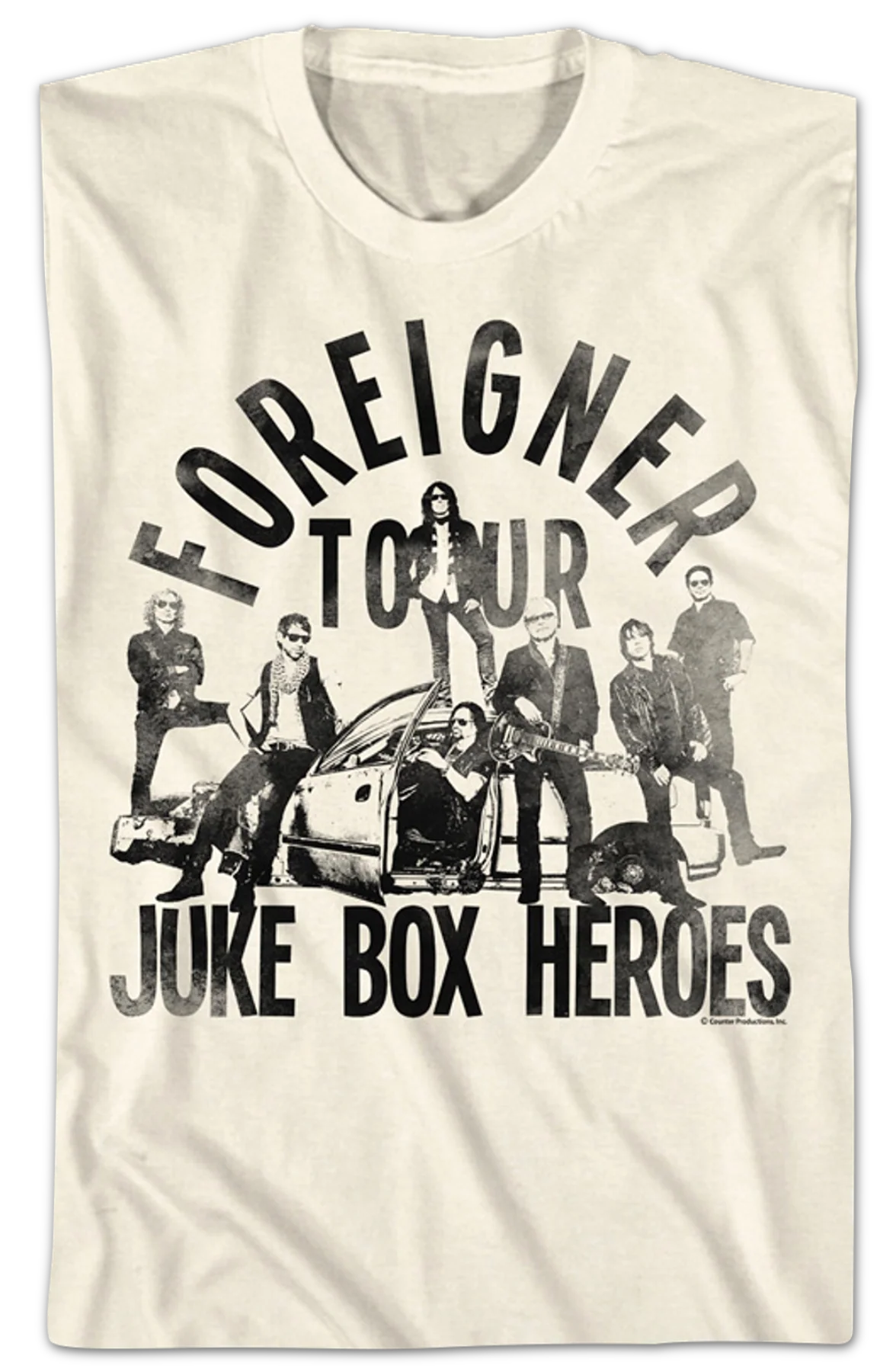 Juke Box Heroes Tour Foreigner T-Shirt - Image 2