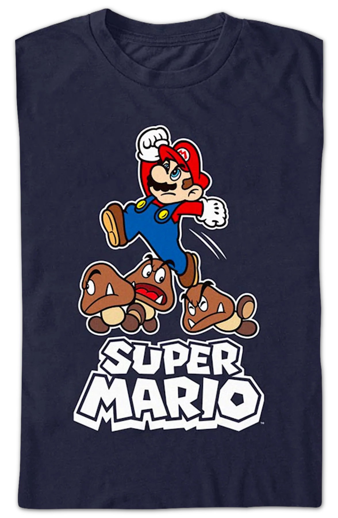 Jumping On Goombas Super Mario Bros. T-Shirt - Image 2
