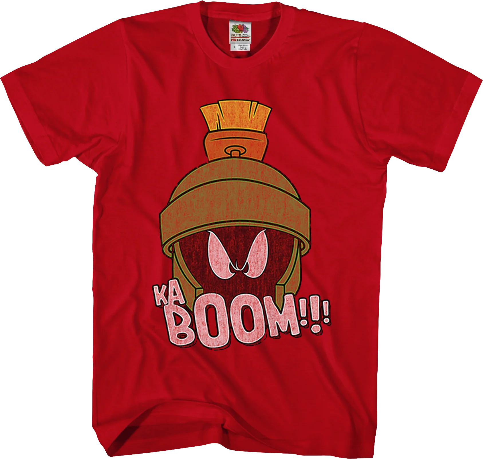 Kaboom Marvin The Martian Looney Tunes T-Shirt