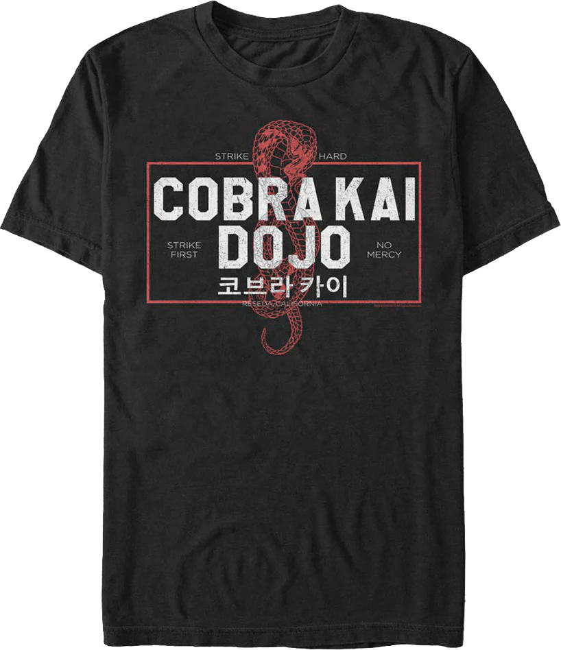 Kanji Text Cobra Kai T-Shirt