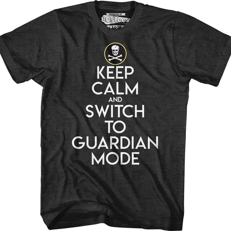 Keep Calm And Switch To Guardian Mode Robotech T-Shirt