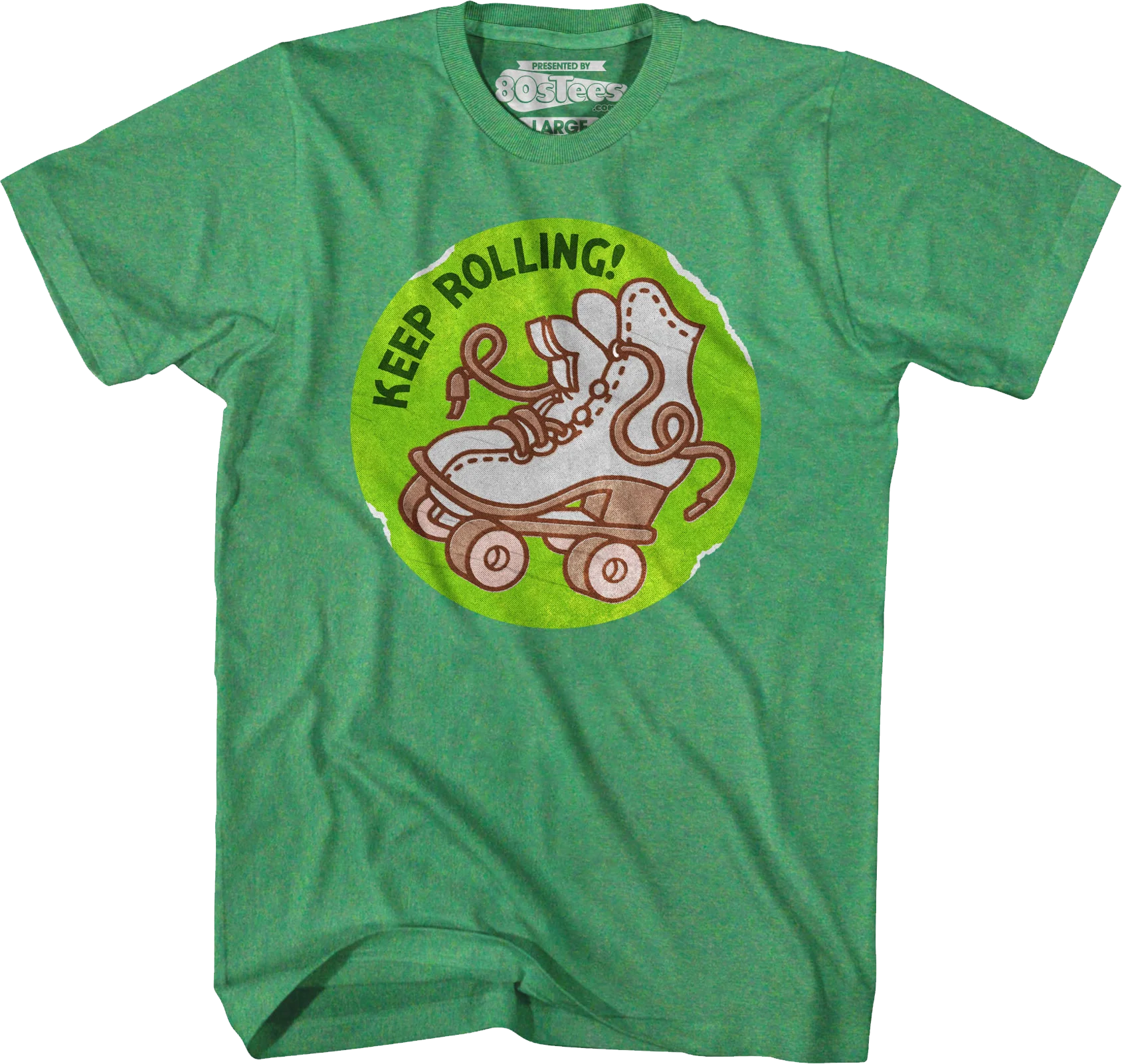 Keep Rolling Scratch & Sniff Sticker T-Shirt - Image 14