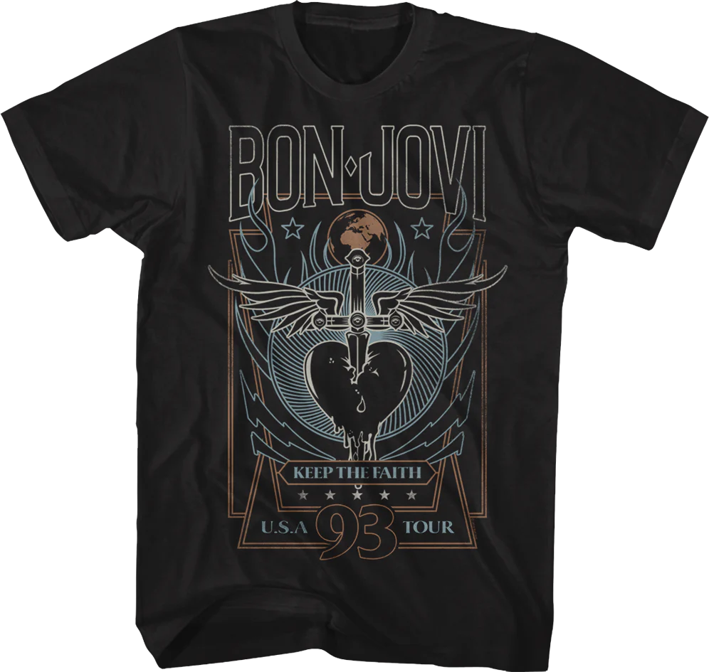 Keep The Faith Tour Bon Jovi T-Shirt