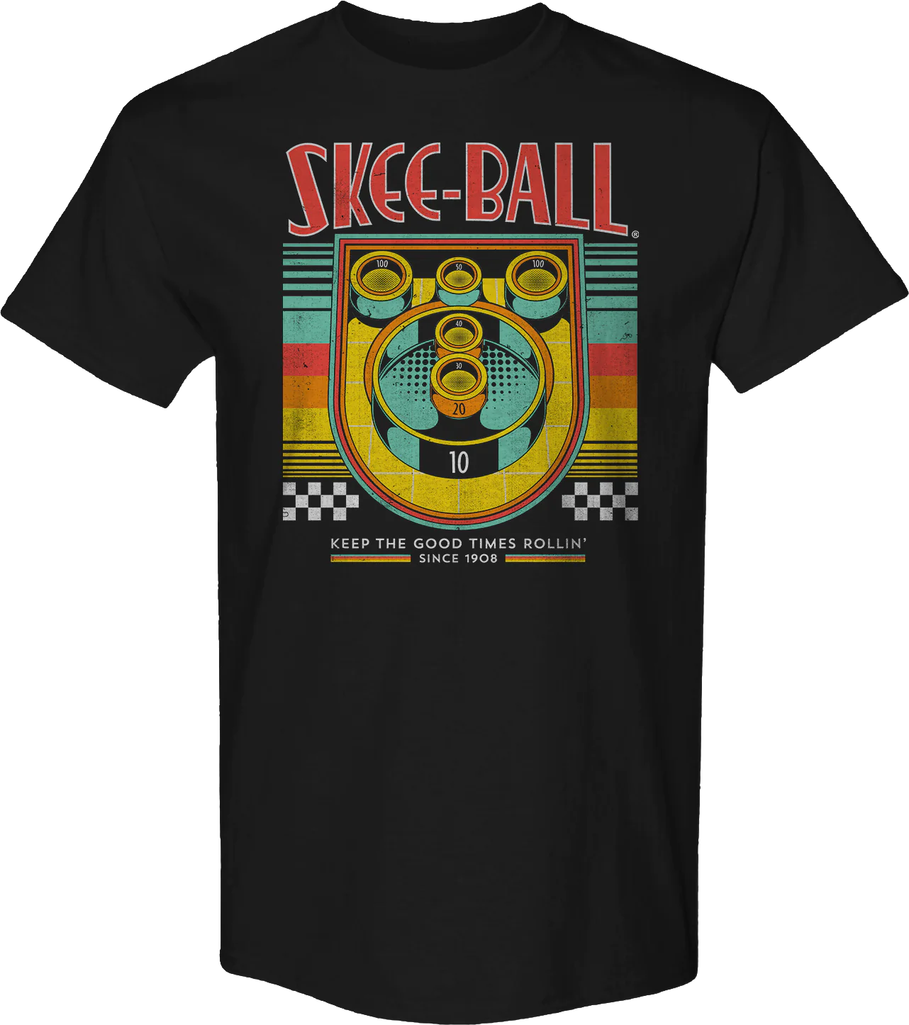 Keep The Good Times Rollin' Skee-Ball T-Shirt