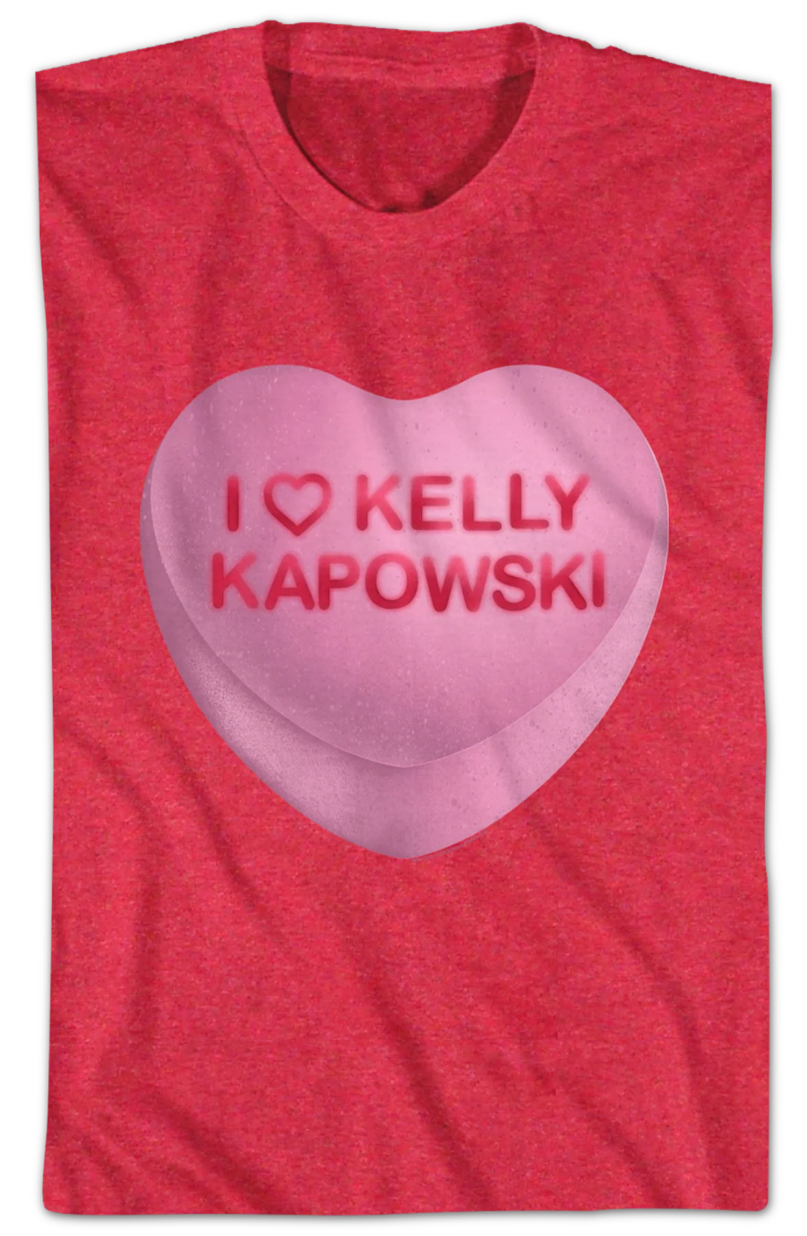 Kelly Kapowski Candy Heart Saved By The Bell T-Shirt - Image 2