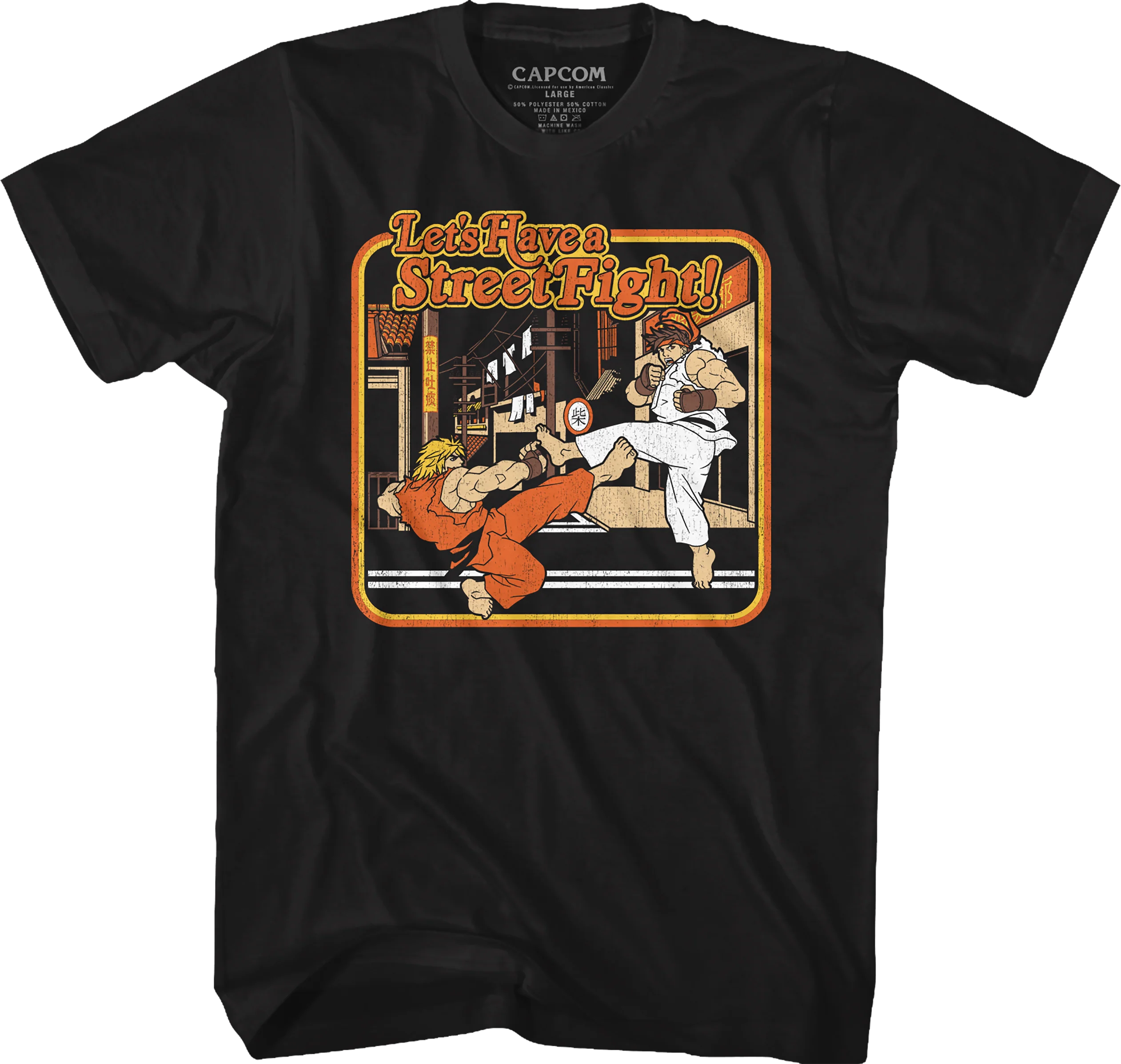 Ken Masters and Ryu Street Fighter T-Shirt