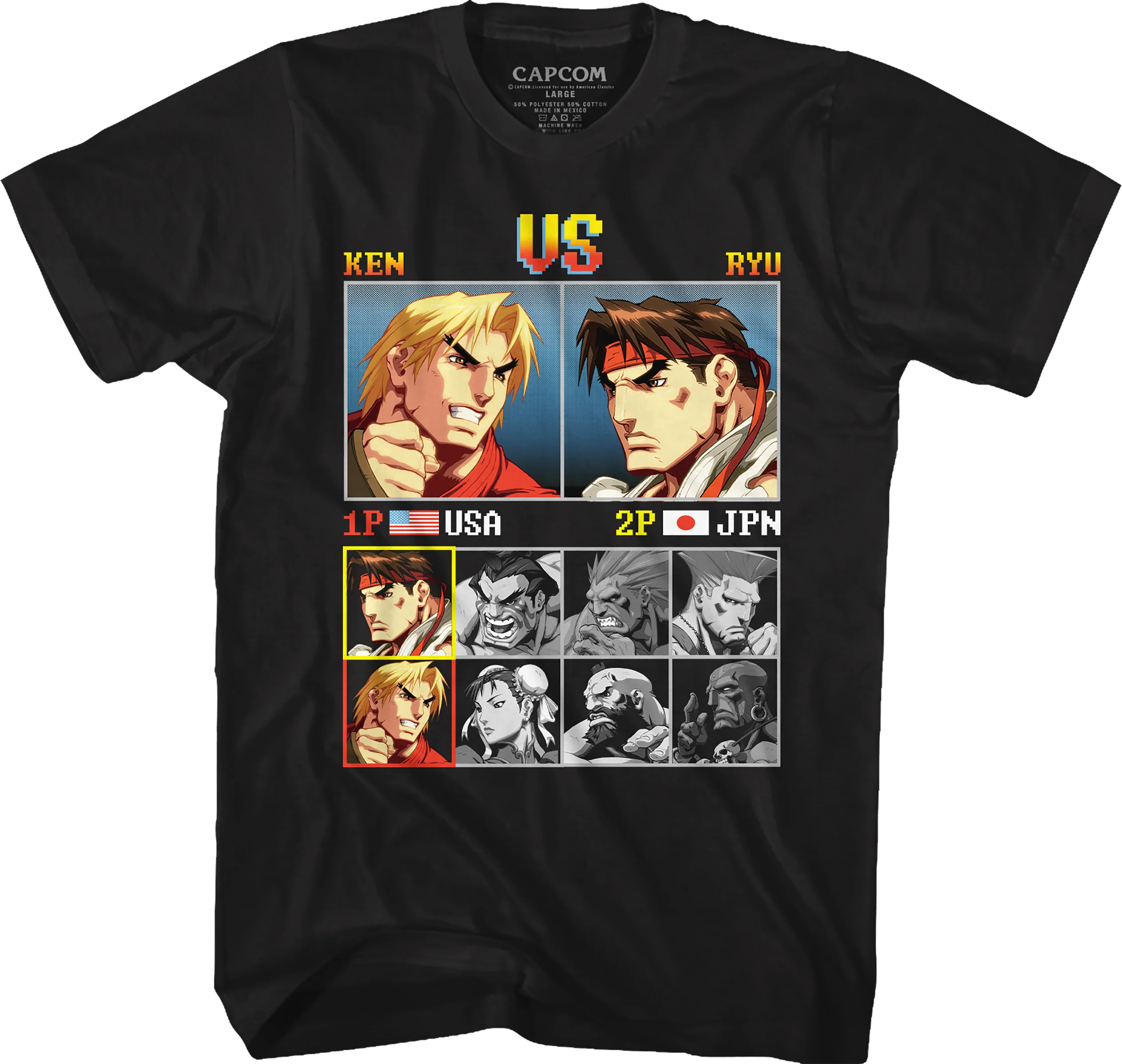 Ken vs Ryu Street Fighter T-Shirt